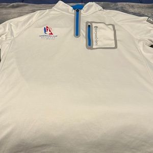 Performance quarter zip light weight top